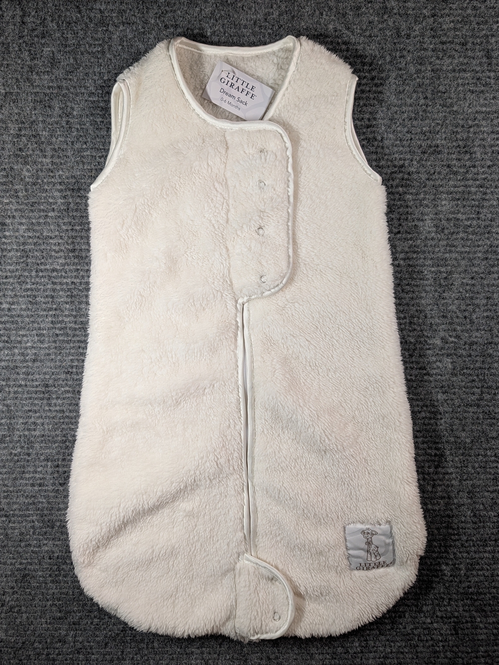 Little Giraffe Chinelle Dream Sack 0-6 Months Cream/Ivory Ultra Soft NWT